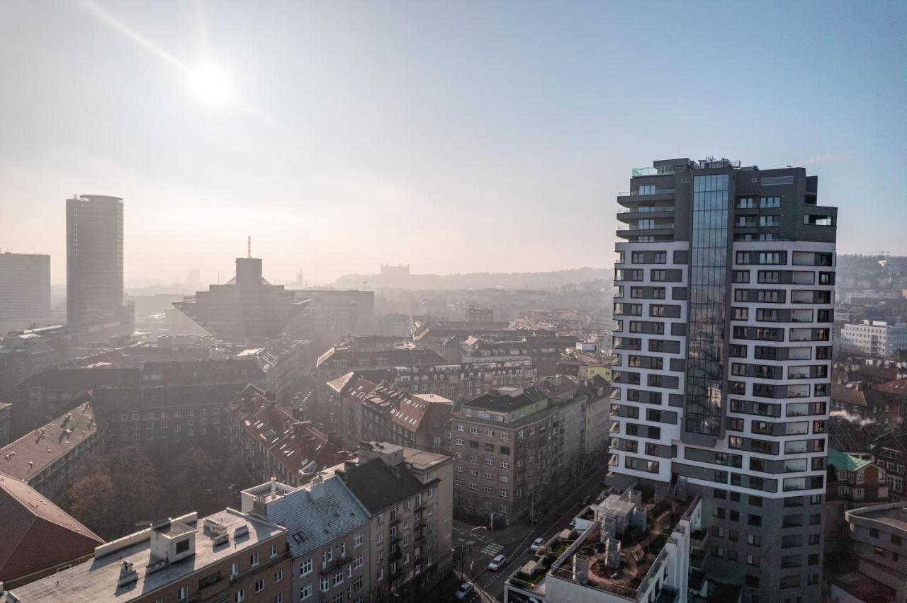 Lam Premiere - Ac - Awesome View In Bratislava Leilighet Eksteriør bilde